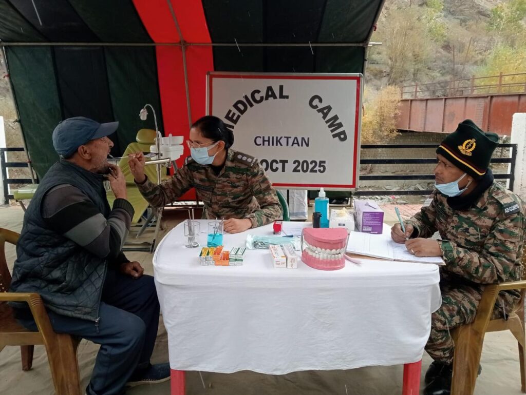 Army Organises Medical Camp at Chiktan Village in Kargil