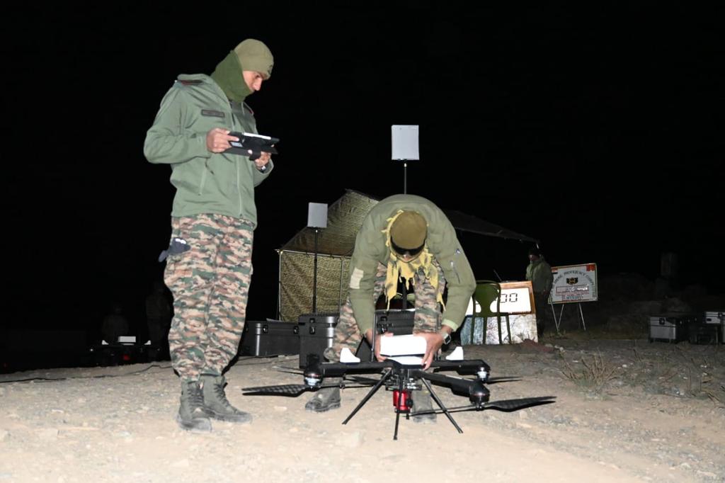 Fire and Fury Corps Conducts Drone Proficiency Competition in Kargil
