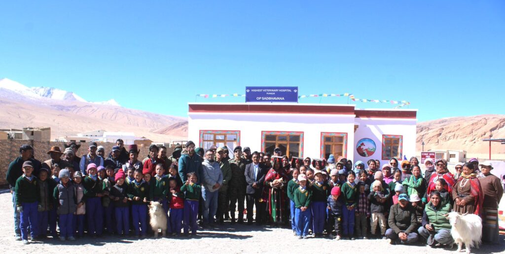 Army Inaugurates Veterinary Hospital at Punguk to Boost Livestock Care in Ladakh