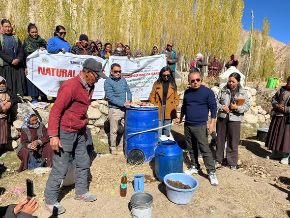 Farmers Embrace Natural Farming: Training Camp Held at Liktsey