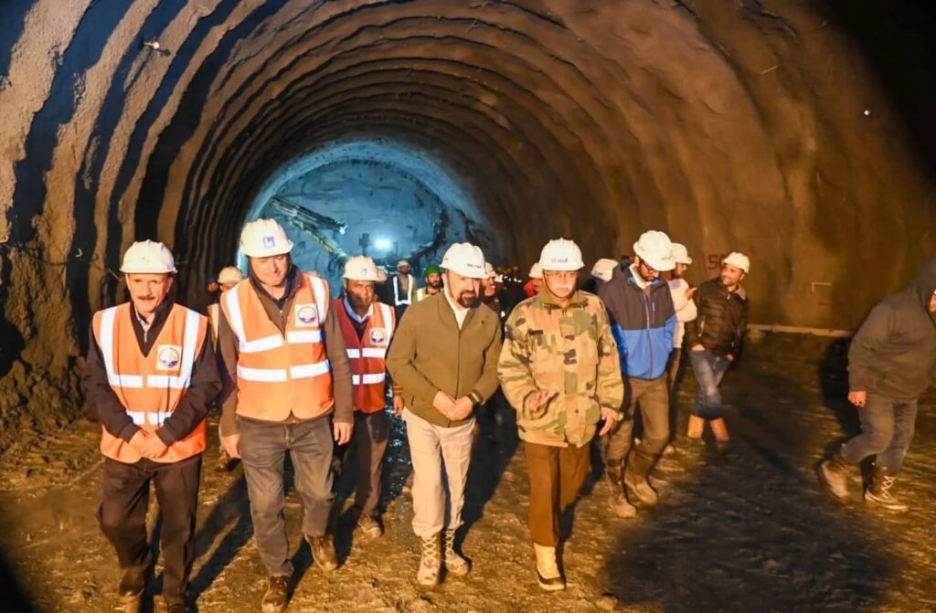 CEC Kargil Reviews Winter Preparations and Inspects Progress at Zojila Tunnel