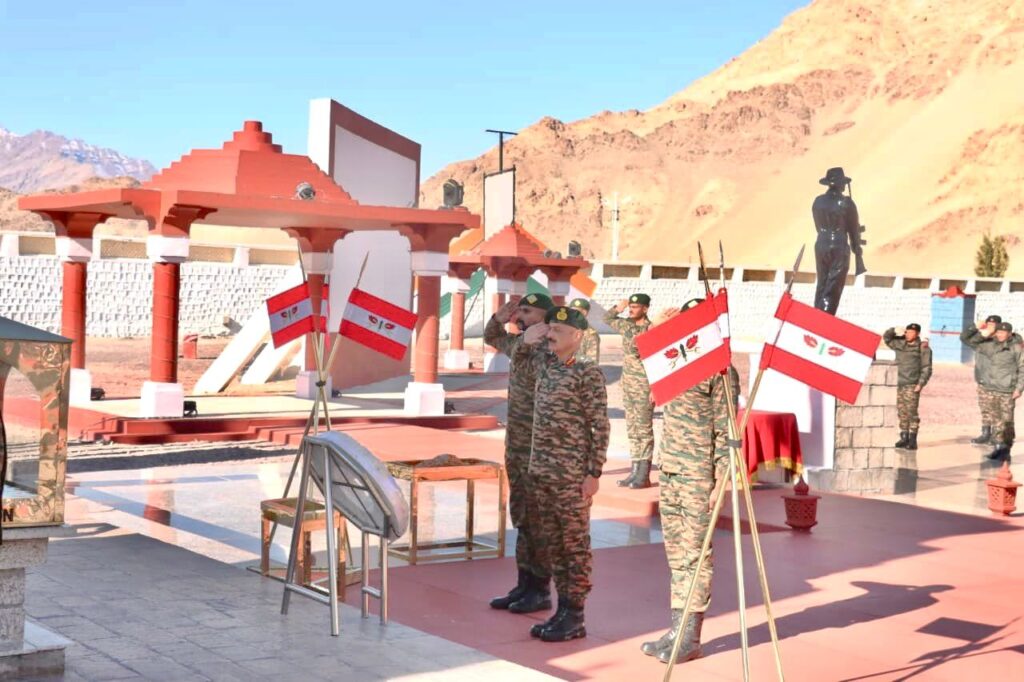 Wreath-Laying Ceremony Held in Leh on Infantry Day