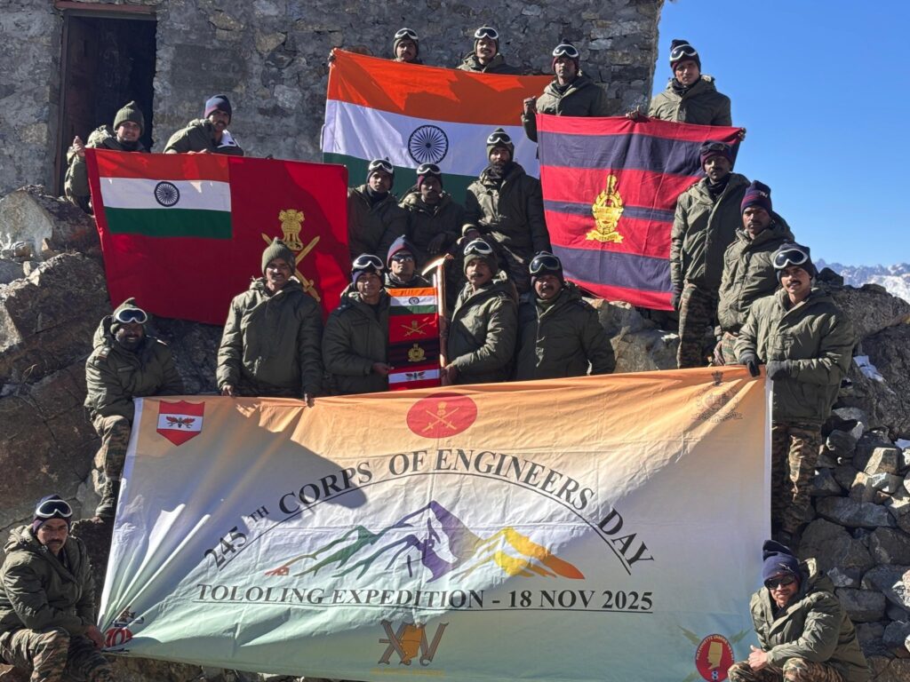 Fire and Fury Sappers Launch Tololing Trekking Expedition at Kargil War Memorial