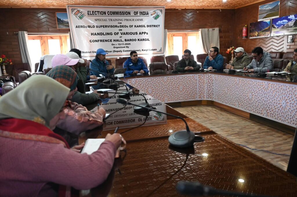 Kargil Officials Trained to Ensure Accuracy in Electoral Roll 2025
