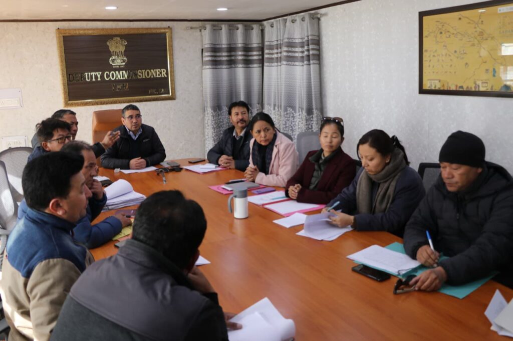 CPO Leh Reviews Progress of Vibrant Village Programme