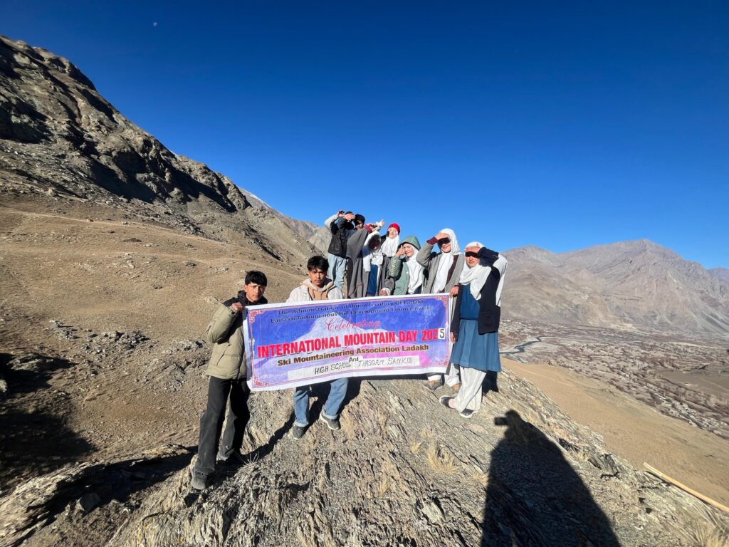 Kargil Students Mark Mountain Day with Awareness Trek