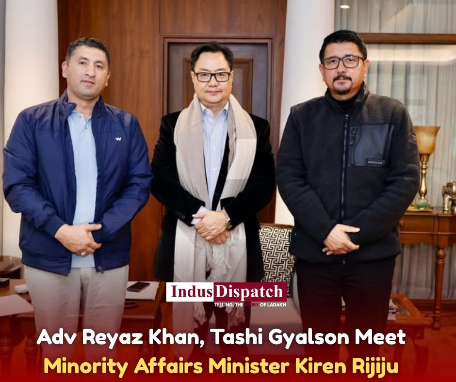 Former CEC Leh and Nominated Councillor LAHDC Kargil Meets Union Minister for Minority Affairs