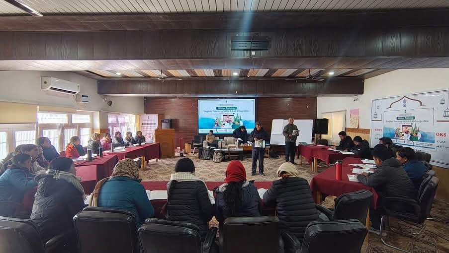 DIET Leh Boosts Classroom Skills with Winter English & Lab Training for Teachers