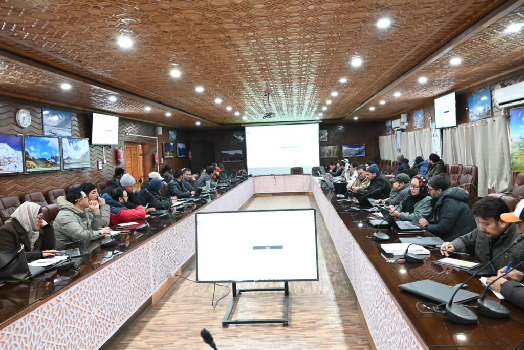 District Officers Trained on E-Office System in Kargil