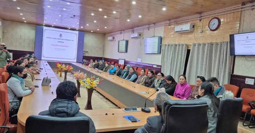 DLSA Leh Marks World Day of Social Justice with Legal Awareness Programme