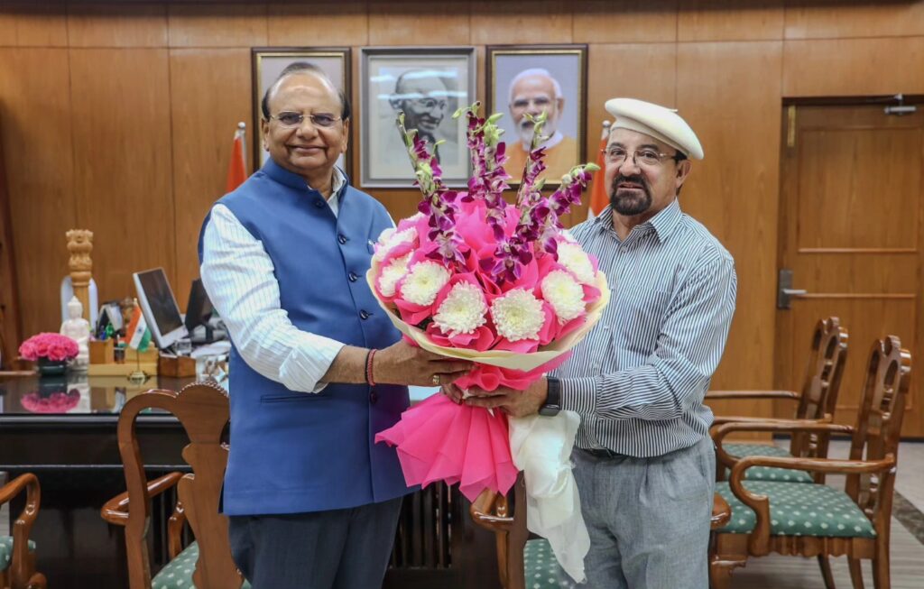 CEC Kargil meets newly appointed LG Vinai Kumar Saxena; discusses developmental agenda