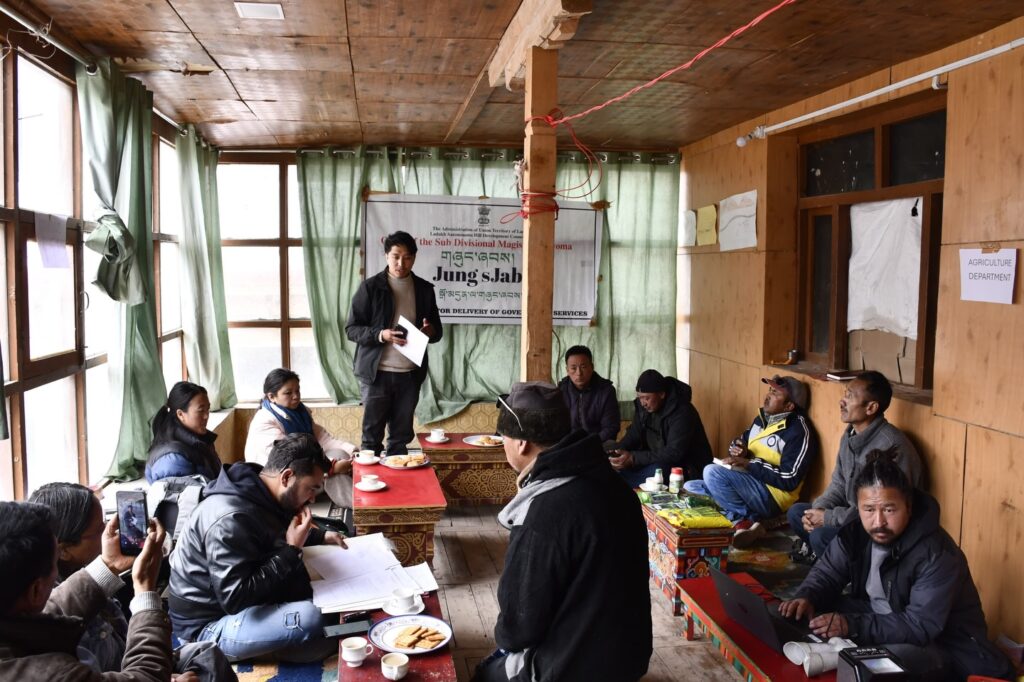 JUNG SJABS PROGRAMME HELD! Outreach Drive Conducted in Nyoma