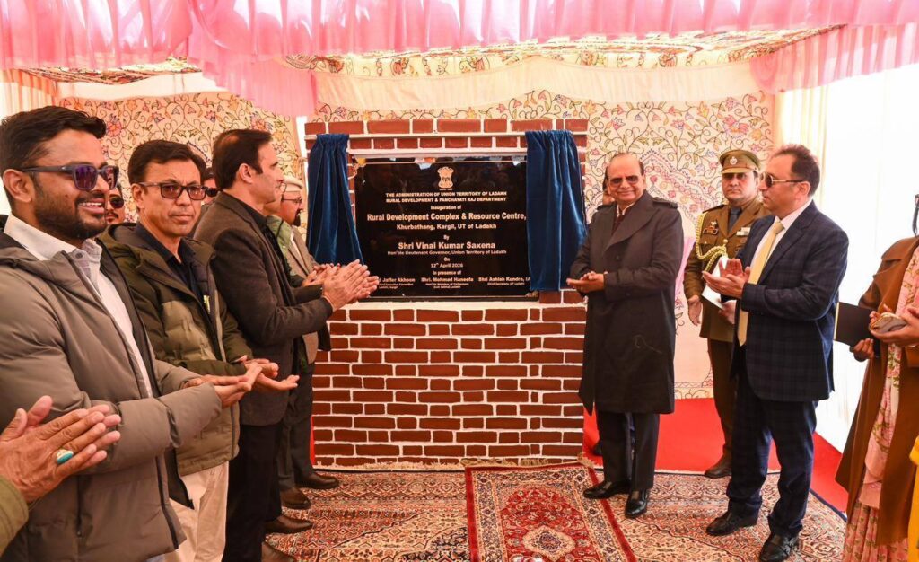 Rural Development Meets Startup Vision: LG Saxena Launches Key Projects in Kargil”