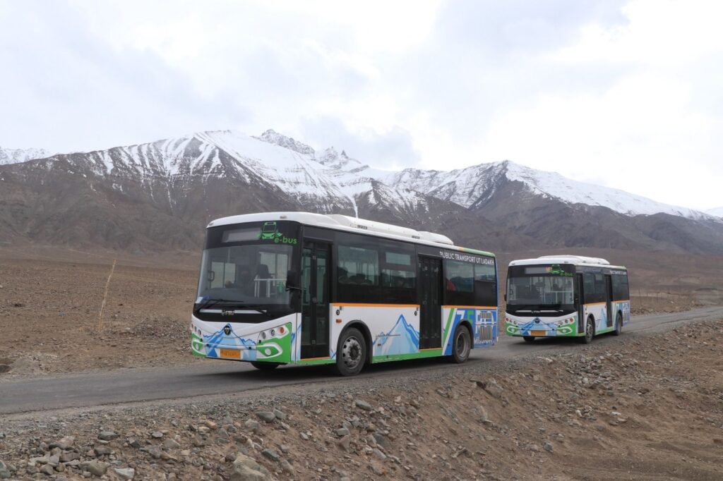 Ladakh gets green boost: 33 E-Buses cleared to transform public transport