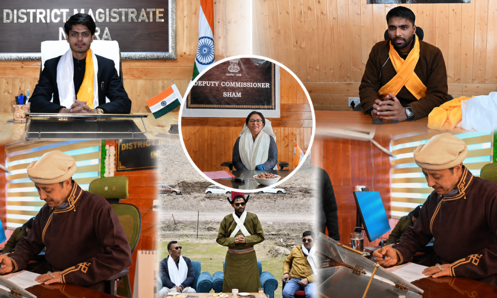 New Deputy Commissioners, SPs assume charge in Ladakh’s 5 newly created districts