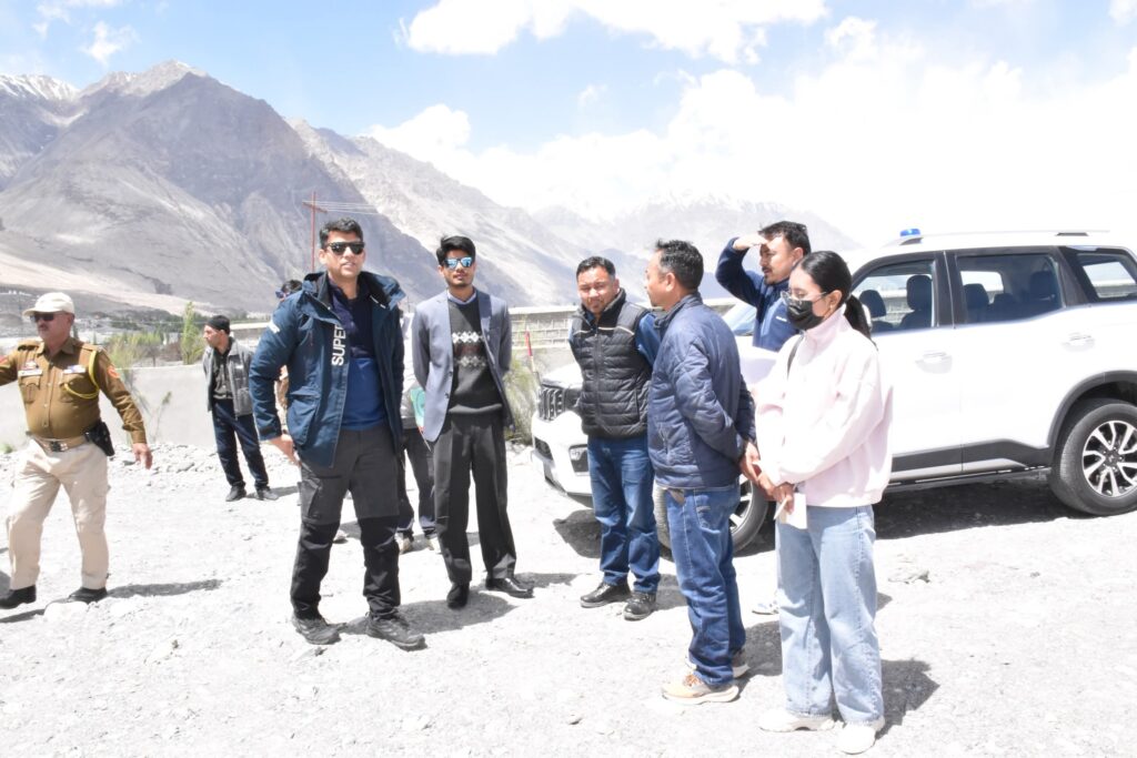 “Nubra Industrial Push Gains Momentum” — Administrative Secretary Inspects Proposed Industrial Zone