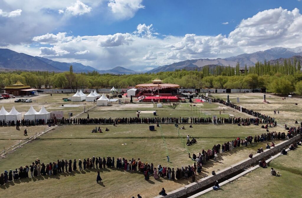 LG says ‘Sea of Humanity’ at Leh as 11,000 devotees Visit Holy Buddha Relics Exposition