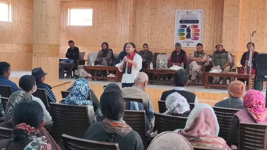 Drug-Free Ladakh Mission: Awareness Programme Held at Saspol Panchayat
