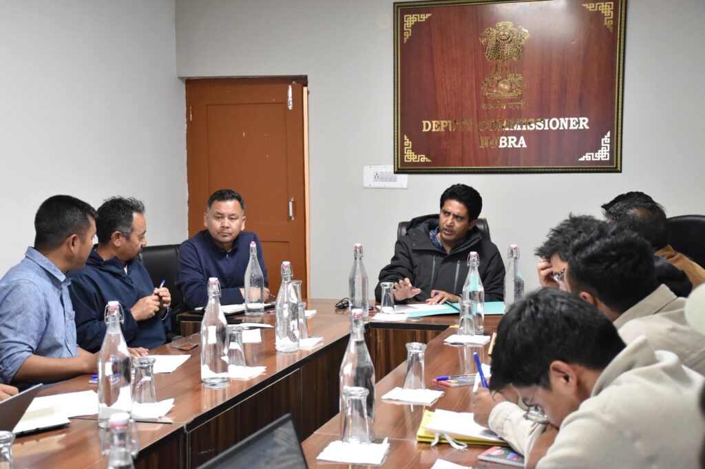 PWD Secretary Reviews Road and Bridge Projects in Nubra, Stresses Timely Completion