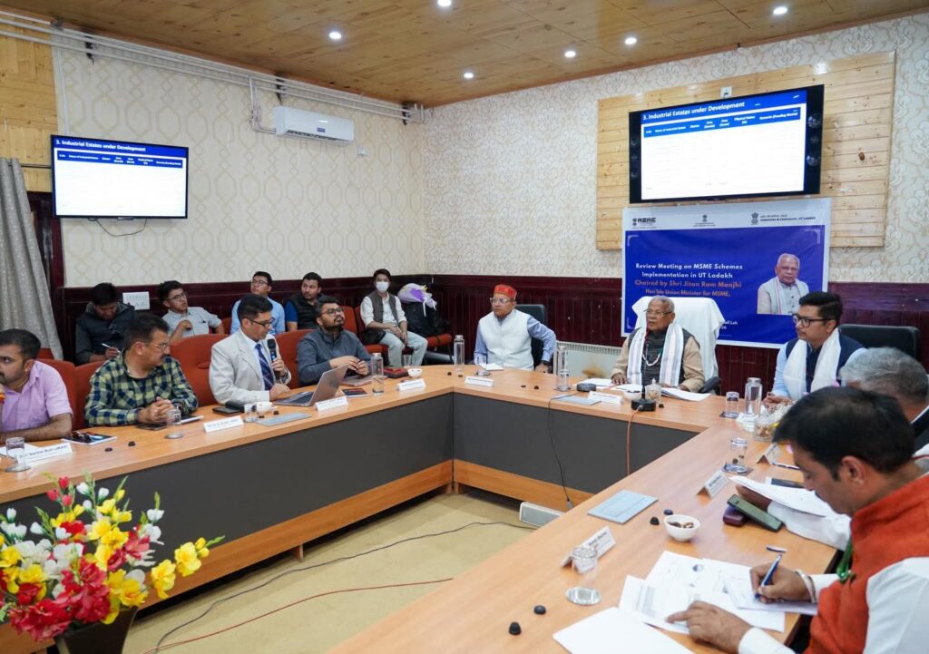 MSME Boost for Ladakh: Manjhi Reviews Schemes, Promises Support
