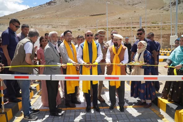 L-G VK Saxena inaugurates Automated Driving Testing Centre at Kurbathang in Kargil