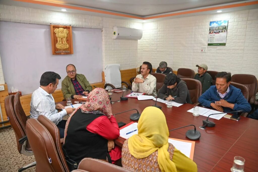 CCF Iftikhar Hussain Reviews Subsidy Guidelines for LAHDC Kargil Schemes