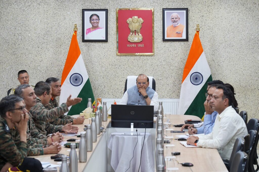 Ladakh LG Reviews Landslide Preparedness, Orders Immediate Safety Measures on Key Highways
