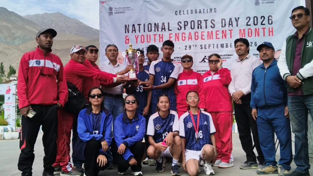 Kargil Tops Men, Leh Dominates Women as UT-Level Athletics Meet Concludes