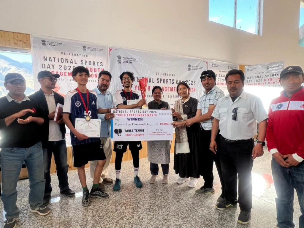 Table Tennis Champions Crowned in Zanskar as Youth Engagement Month Gains Momentum