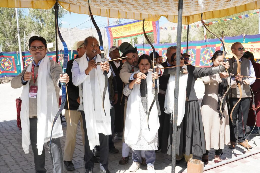 Traditional Archery Tournament Brings All Seven Districts Together at Shenam Ground during Ladakh Festival 2026